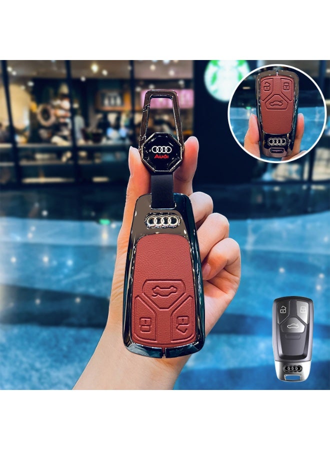 أودي 2025 أودي Q5L مفتاح خاص مجموعة فاخرة 2024 A4L مفتاح سيارة ممتازة كل شيء شامل حالة واقية للرجال والنساء جنرال موتورز سلاسل المفاتيح - Image 1