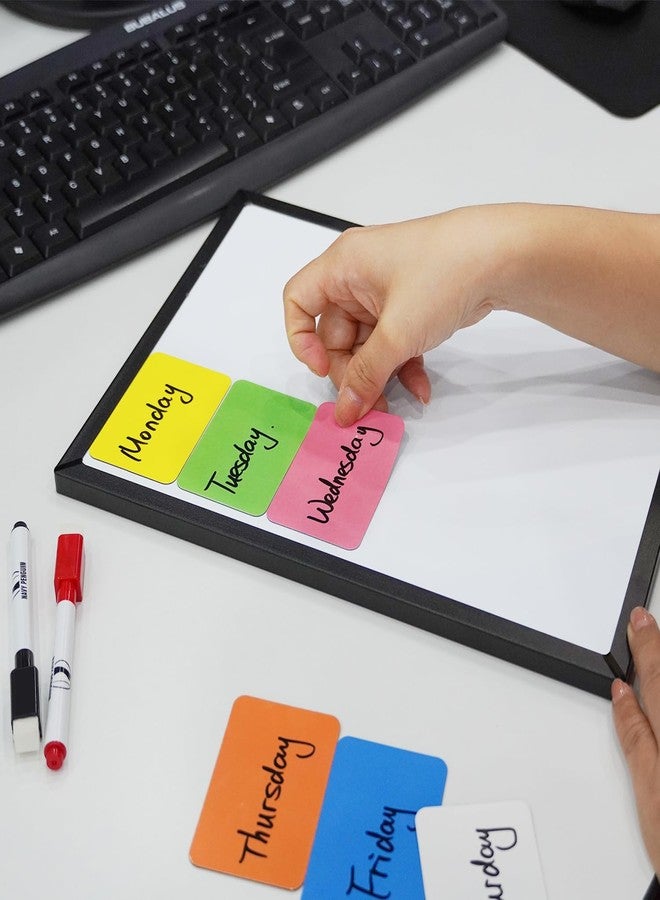 Navy Penguin White Board Mini Kit - 9 x 12 in Whiteboard with 2 Dry Erase Markers and 6 Magnetic Notes - Small Double-Sided Wall Hanging Dry Wipe Off Board for Home and Office - Image 5