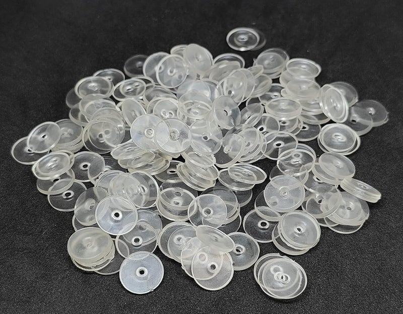 Hopea Jewels (200 Pcs Approx) Clear (No Colour-Tansparent) Soft Silicone Rubber Button/Earring Back Stopper for Gold Diamond Platinum Silver Earring/ Ear Button For Heavy Earrings/ Earring Button Support/Earring Button Support For Big Holes/ Earrings Button Big Size/ Earring Back Button Supporter/ Earring Back Button Stopper/ Earring Button Support Plastic/ Earring Buttons For Studs/ Earring Support Buttons/ Earring Back Buttons/ Earring Back Buttons To Seal Big Holes