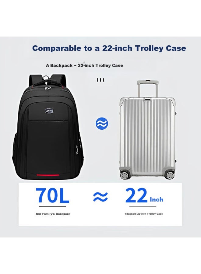 Pull Back Warrior Large Capacity Backpack For Middle And High School Students, Men's Commuter Casual Business Laptop Travel Backpack - Image 3