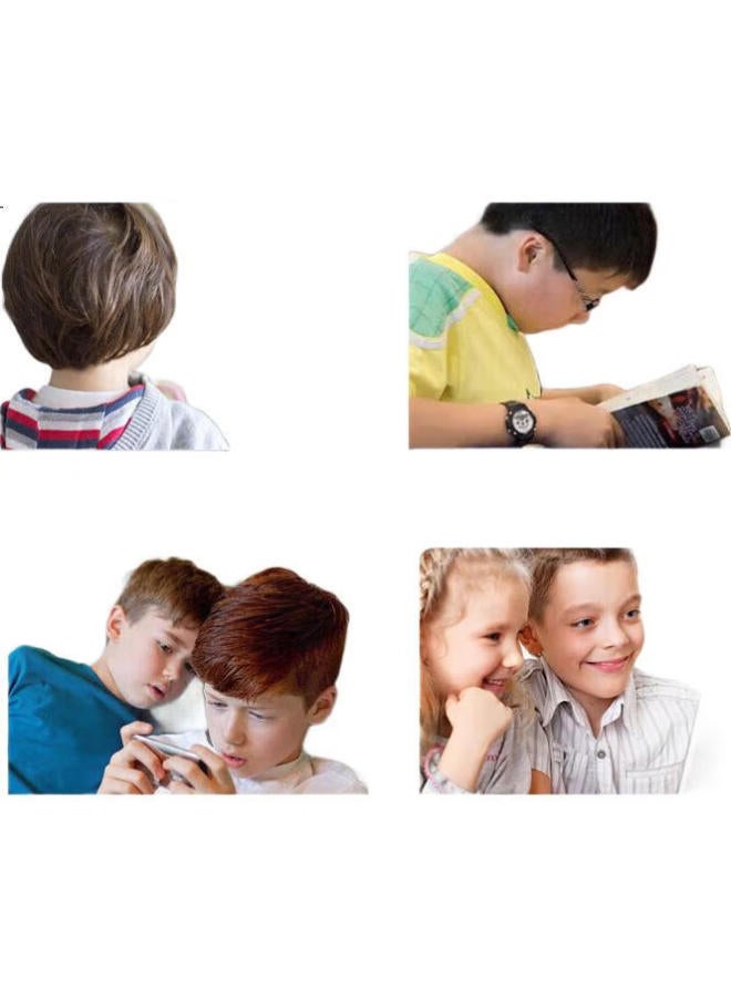 pulais Children'S Anti-Blue Light And Anti-Radiation Glasses, Unisex Frame, Black And Blue, 66132 - Image 3