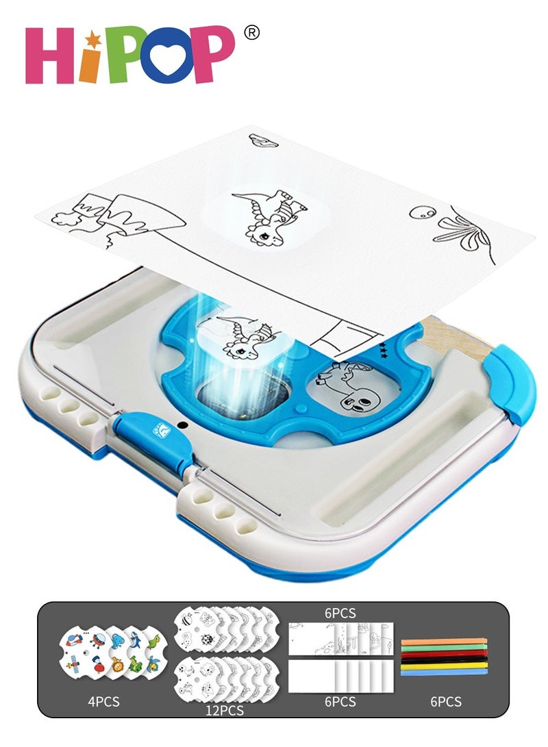 HIPOP New Projection Drawing Board for Kids,Anti-Glare Copying Drawing Machine,Desktop Drawing Set Toys - Image 1