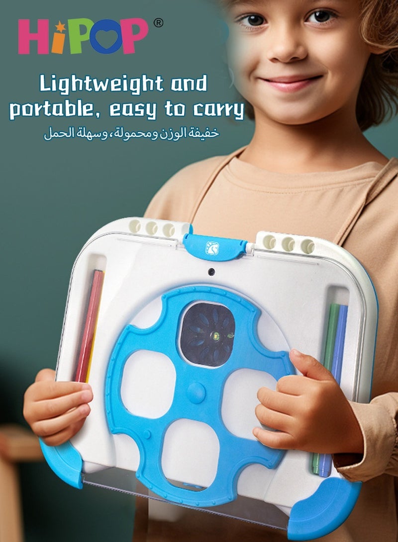 HIPOP New Projection Drawing Board for Kids,Anti-Glare Copying Drawing Machine,Desktop Drawing Set Toys - Image 5