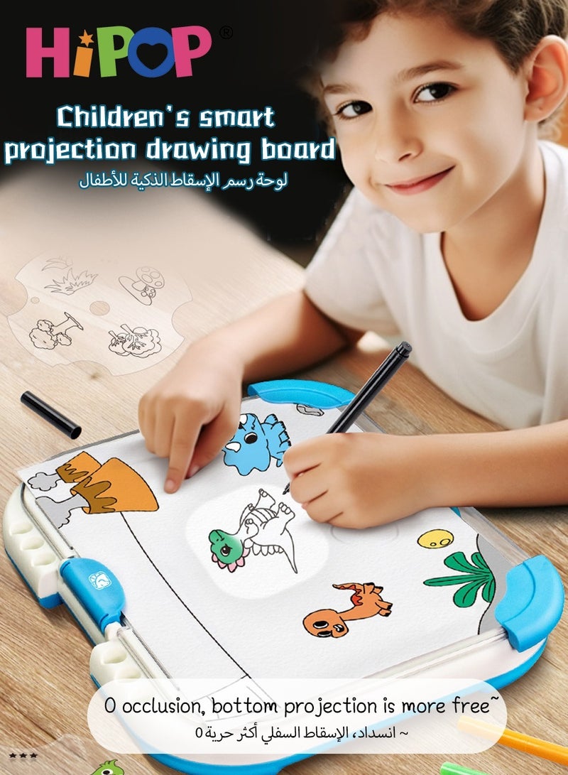 HIPOP New Projection Drawing Board for Kids,Anti-Glare Copying Drawing Machine,Desktop Drawing Set Toys - Image 2