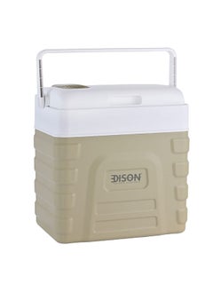 EDISON Beige White Travel Refrigerator 25 Liter 40W 