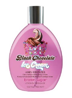 Brown Sugar Double Dark Black Chocolate Ice Cream 400X Bronzer 13.5Oz 