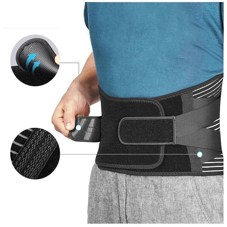 Bluejw Sport Fitness Waist Trainer Belt - Adjustable Compression Body Shaper - Slimming Waist Trimmer for Weight Loss & Lumbar Support - Image 3