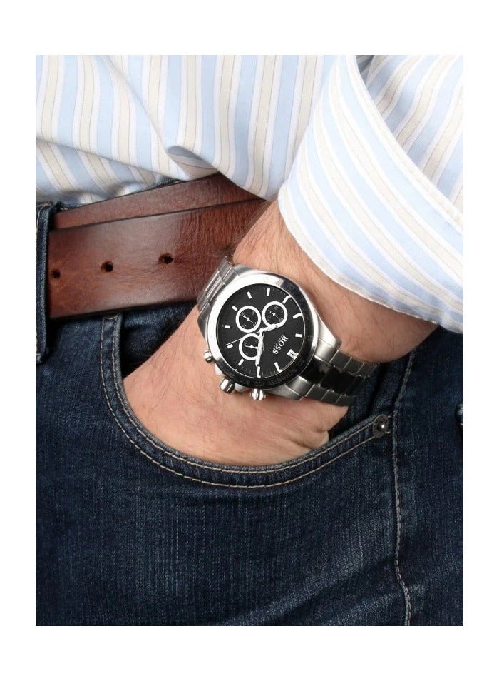 BOSS Slim Chrono Steel Black 1512903 - RIP - Image 4