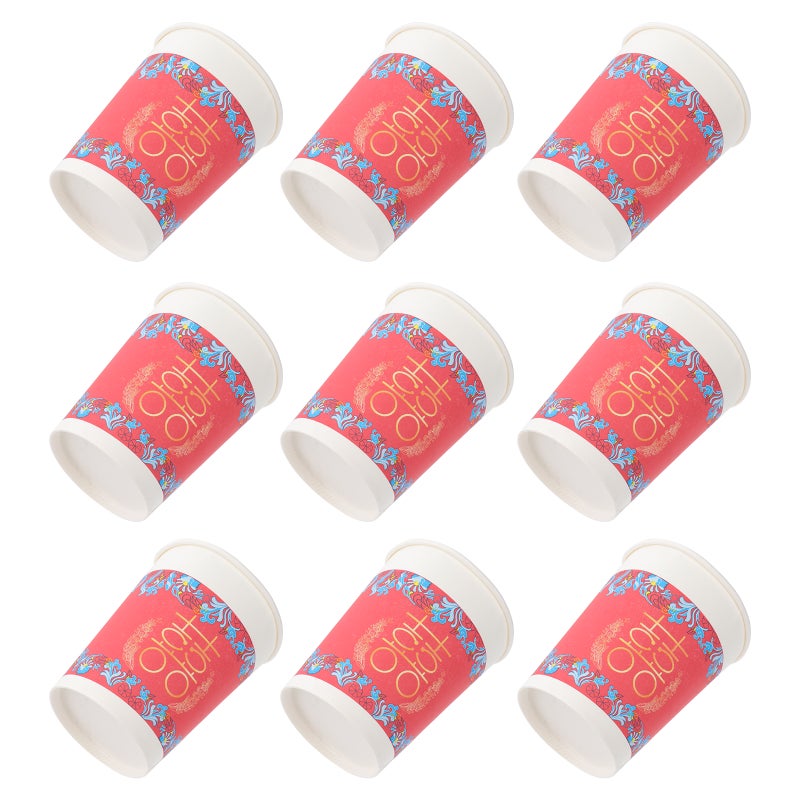 50pcs Chinese Wedding Paper Mug Thicken Paper Cup Drinking Holder for Wedding - Image 1