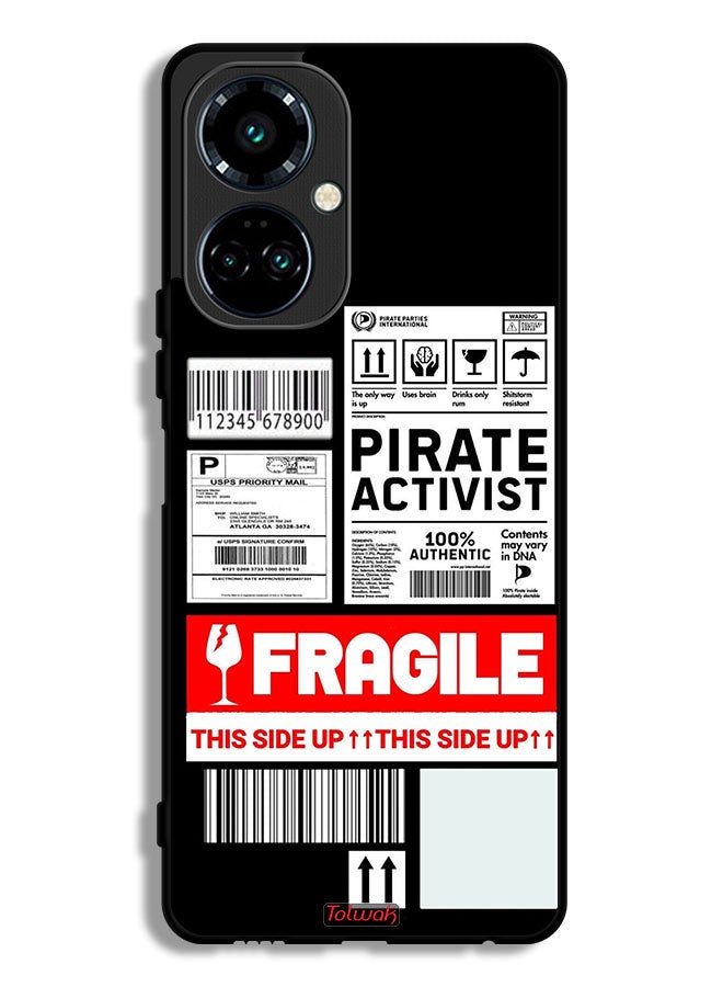 Tolwak Tecno Camon 19 Pro Protective Case Cover Private Activist Fragile Sticker - Image 1