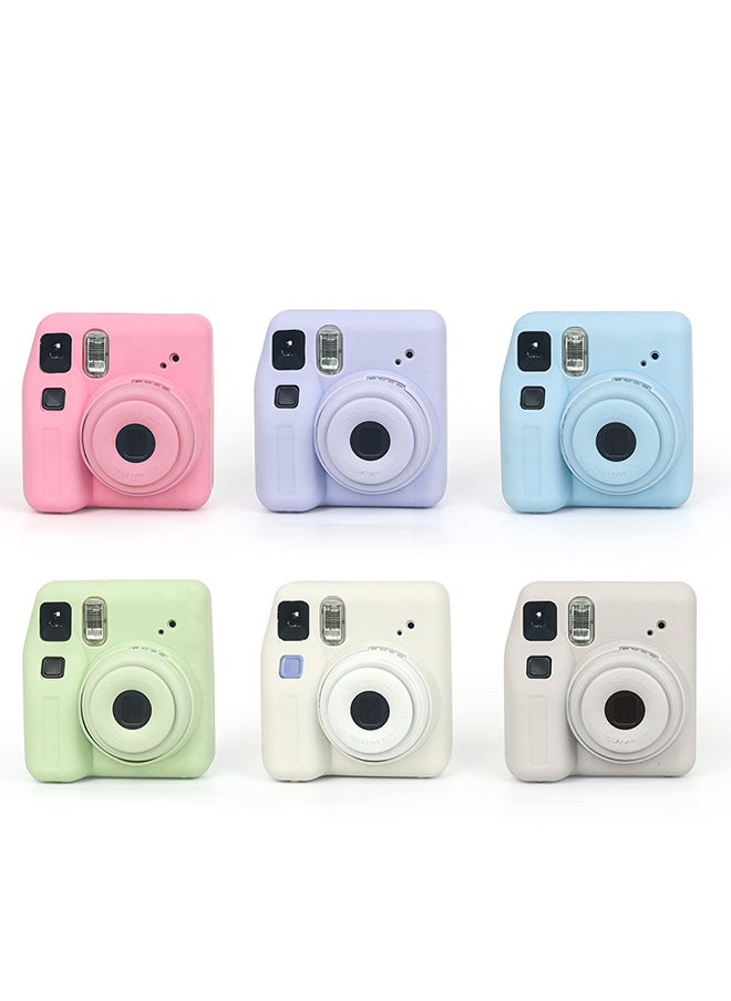 O Ozone - Silicone Case for Fujifilm Instax Mini SE Instant Camera Case |Soft Protective Camera Cover with Adjustable Shoulder Strap - Green - Image 1