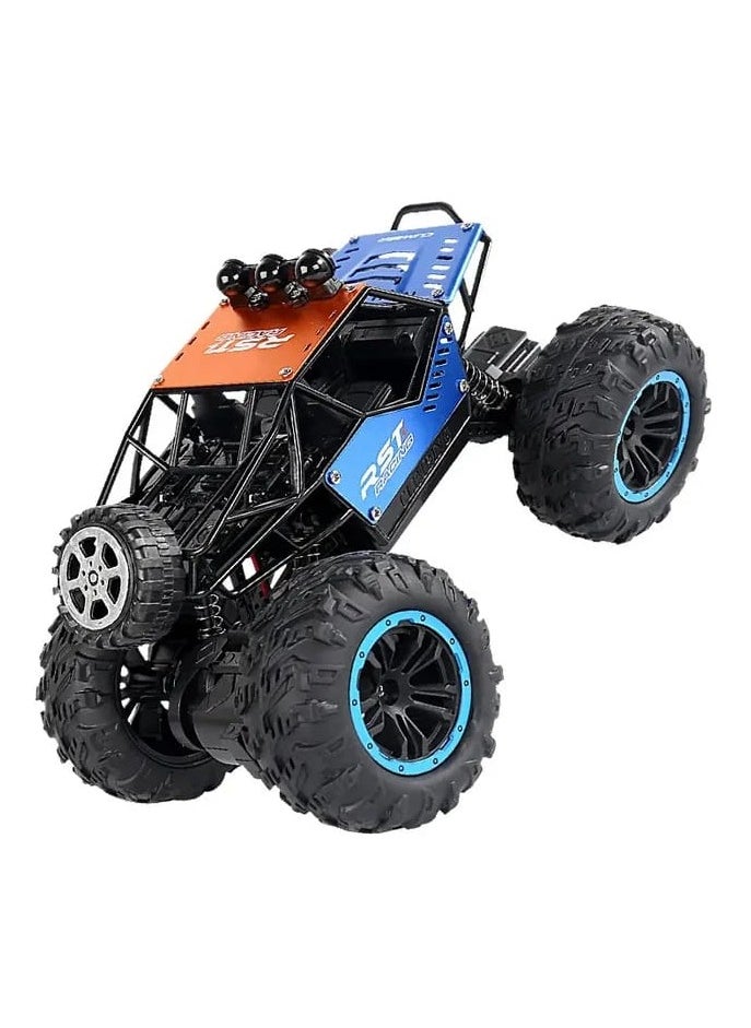 Generic Off Rode Climbing Stunt RC Car, Remote Control truck with off road tires LED Lights RC drift cars for Boys Birthday (Blue)  - Image 3