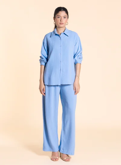 شايبس LINEN BLEND COMFORT SHIRT SET