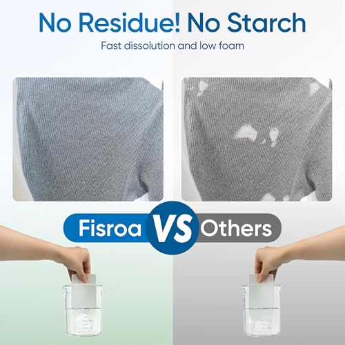 Fisroa Fragrance Free Laundry Detergent Sheets Travel Eco-friendly 300 Loads Fisroa Clothes Washing Detergent Sheets Plastic-Free Washer Strips, Unscented Liquidless Laundry Strips Tablet - Image 5