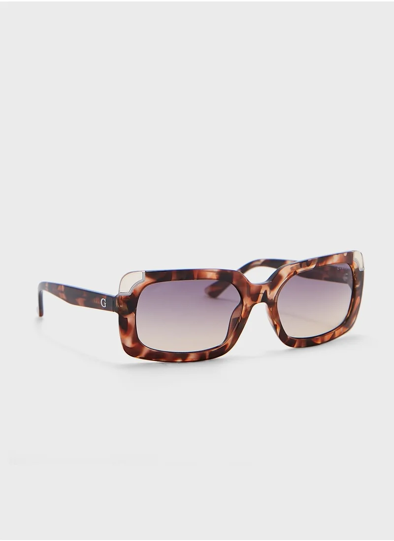 GUESS Modified Rectangle Sunglasses
