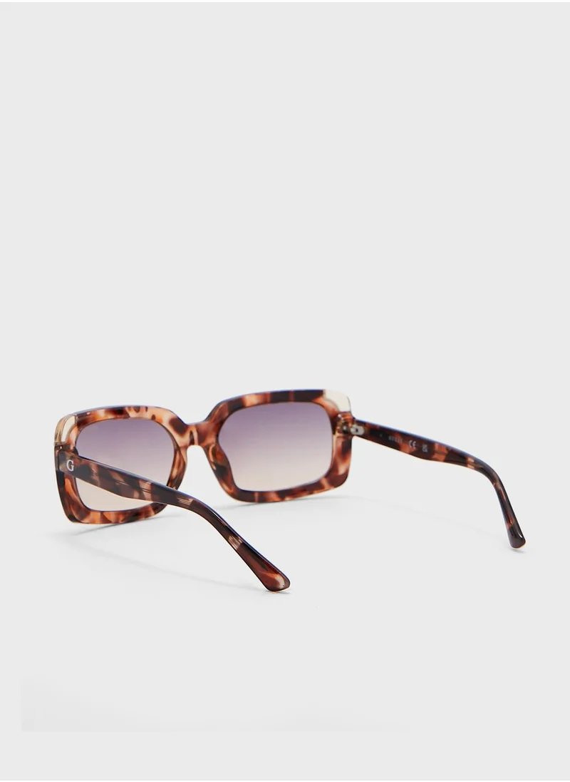 GUESS Modified Rectangle Sunglasses
