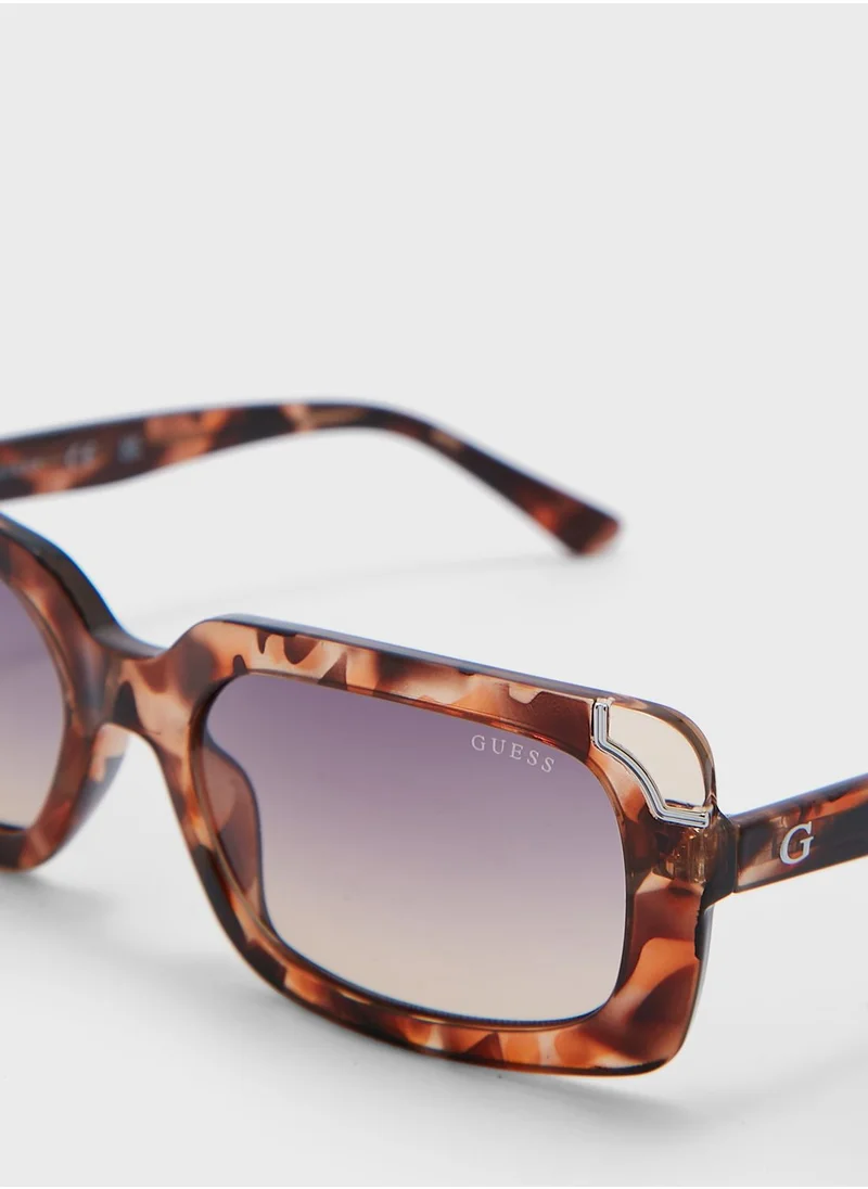 GUESS Modified Rectangle Sunglasses