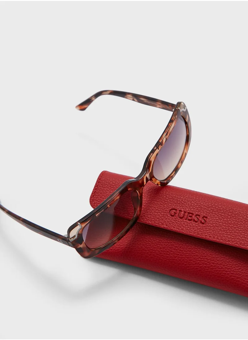 GUESS Modified Rectangle Sunglasses