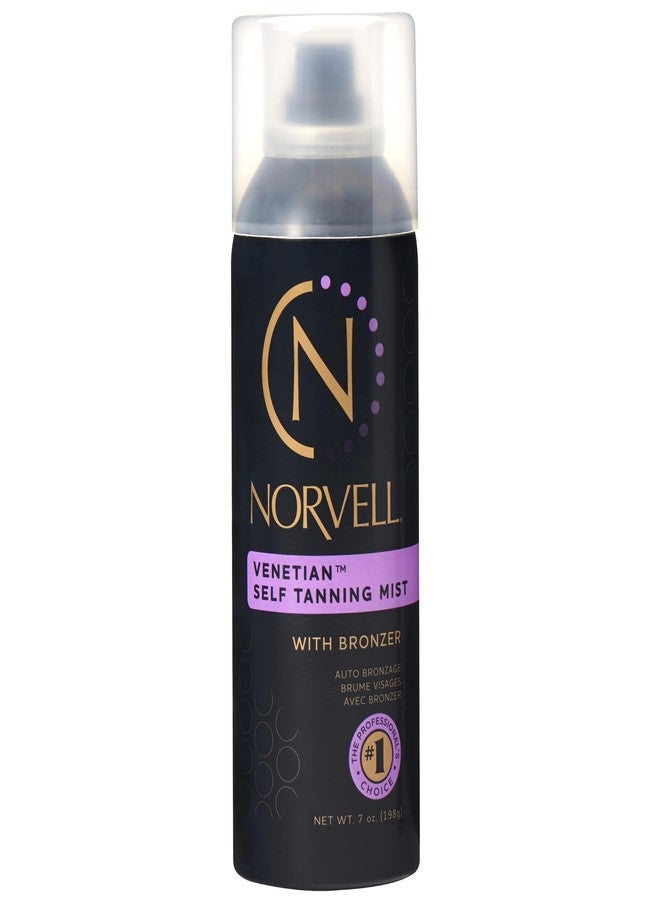 Norvell Venetian Sunless Self Tanner Mist 7 fl oz – Airbrush Spray Tanning Solution with Bronzer for Instant Sun Kissed Glow, Natural Looking Fake Tan, Streak Free, Long Lasting Color - Image 1