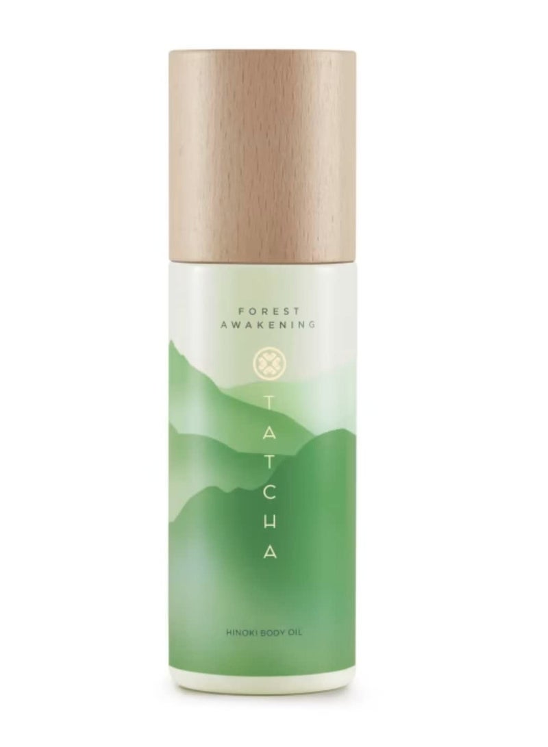 TATCHA زيت الجسم هينوك من تاتشا - إيقاظ الغابة | زيت حريري سريع الامتصاص، 100 مل | 3.4 أونصة سائلة - Image 1