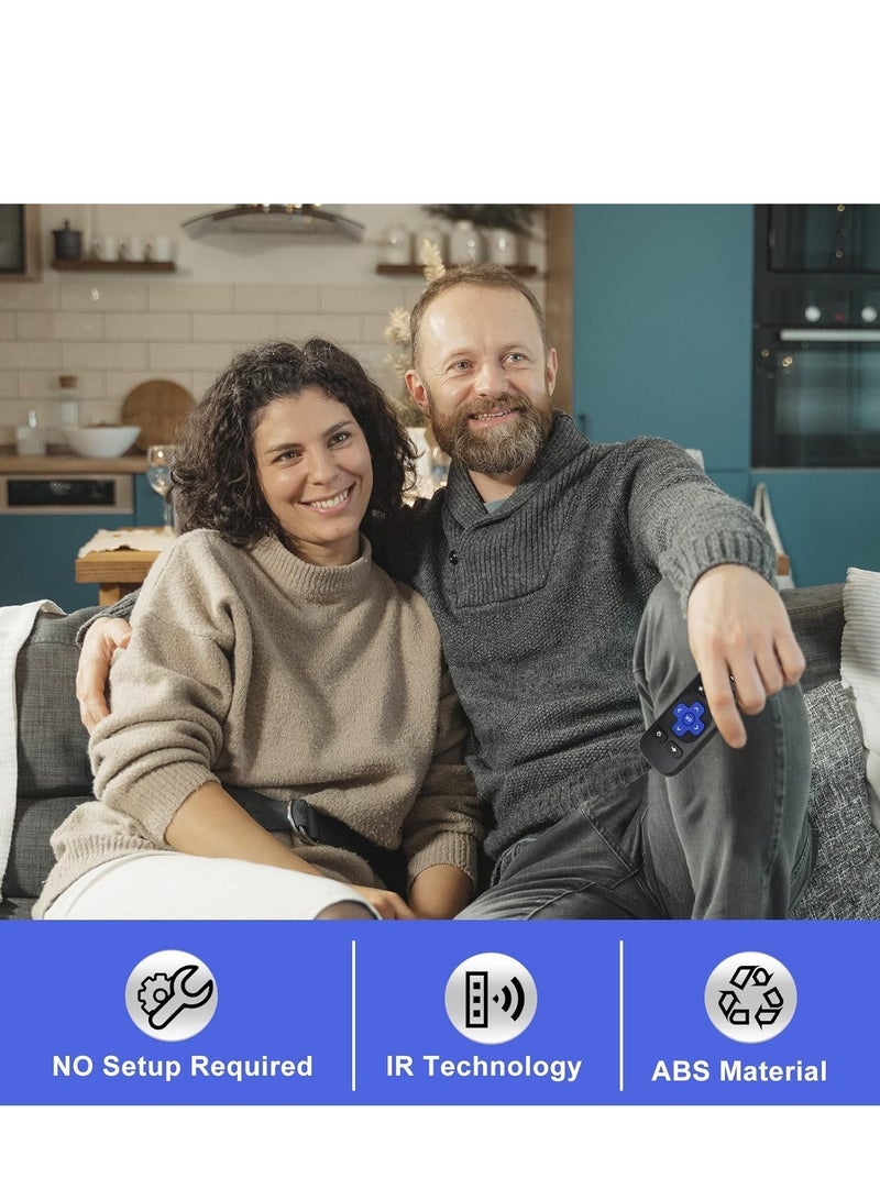 PopZa Replacement Remote Control for Roku Express, Roku Premier, Roku Box, Roku Player, Roku 1 2 3 4 – 【NOT FIT ANY STICK OR TV】 (2PCS) – Battery Included - Image 5