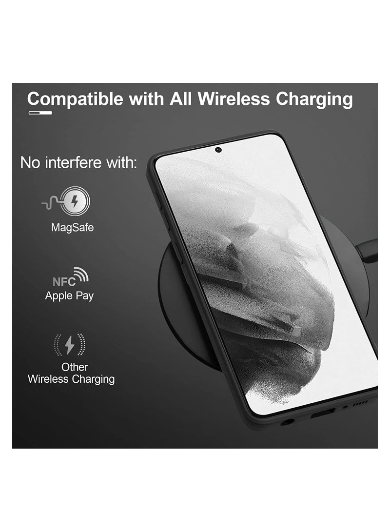 جراب Samsung Galaxy A14 5G جراب ناعم أسود مناسب من البولي يوريثان الحراري خفيف الوزن وغطاء خلفي غير لامع ومقاوم للصدمات جراب مضاد لبصمات الأصابع مصمم لهاتف Samsung Galaxy A14 5G - Image 3