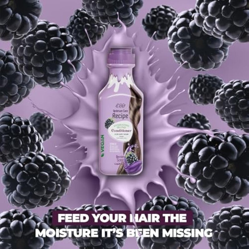 Eva Optimum Care Recipe Hydrating Blend Conditioner Berries Scent 350 Ml - Image 3