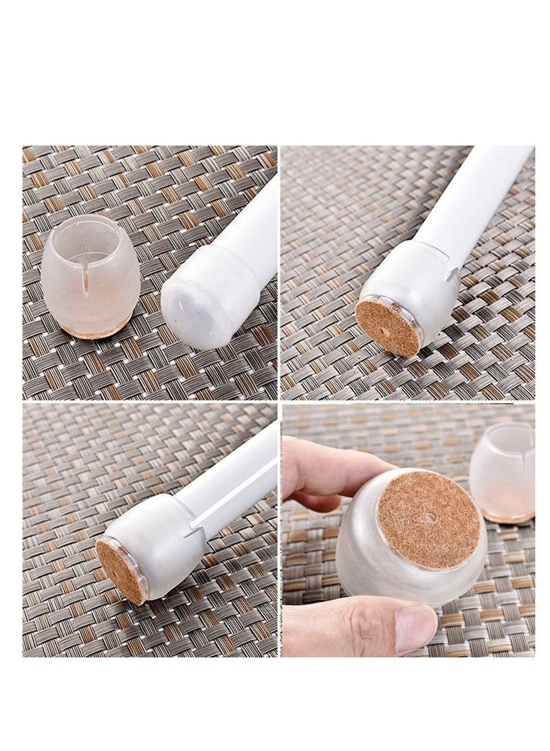 48pcs Transparent Silicone Chair Leg Furniture Legs Caps Feet Pads Furniture Table Covers Floor Protector Glides Feet Cap - Image 5