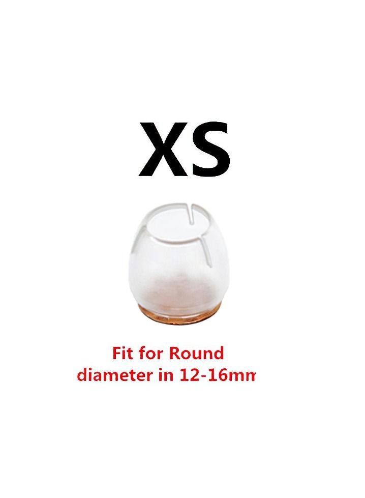 48pcs Transparent Silicone Chair Leg Furniture Legs Caps Feet Pads Furniture Table Covers Floor Protector Glides Feet Cap - Image 2