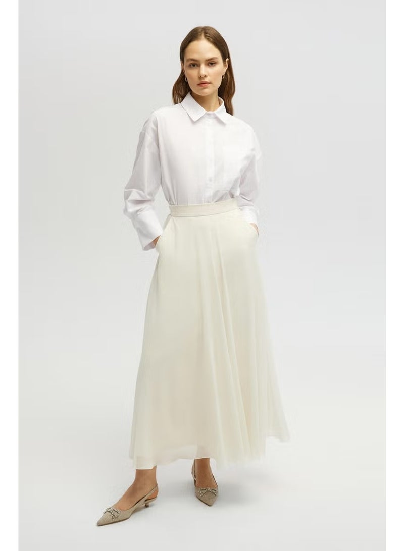 Touche Chiffon Skirt - Image 3