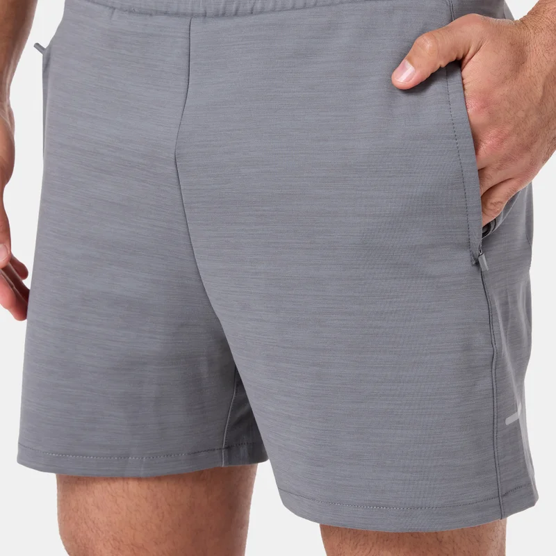 Sun And Sand Sports Grey Men's Melange Training Shorts for Men | Best Price UAE