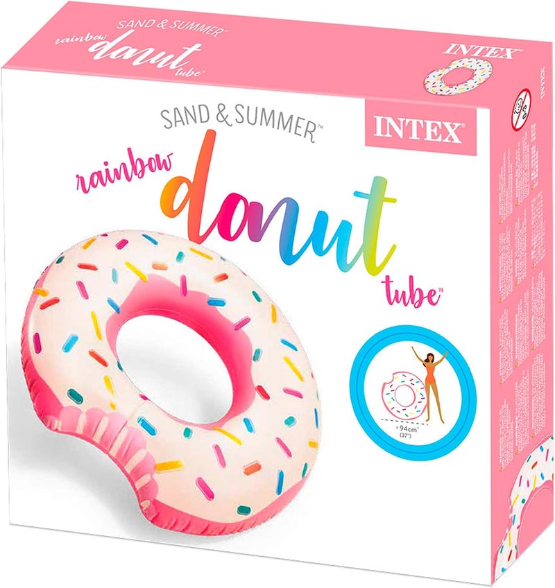 Intex Inflatable Strawberry Donut Swim Ring - Image 5