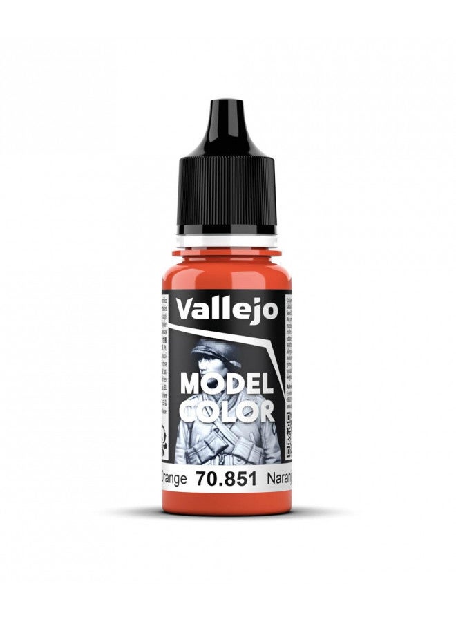 Vallejo Bright Orange Paint, 17ml - Image 1