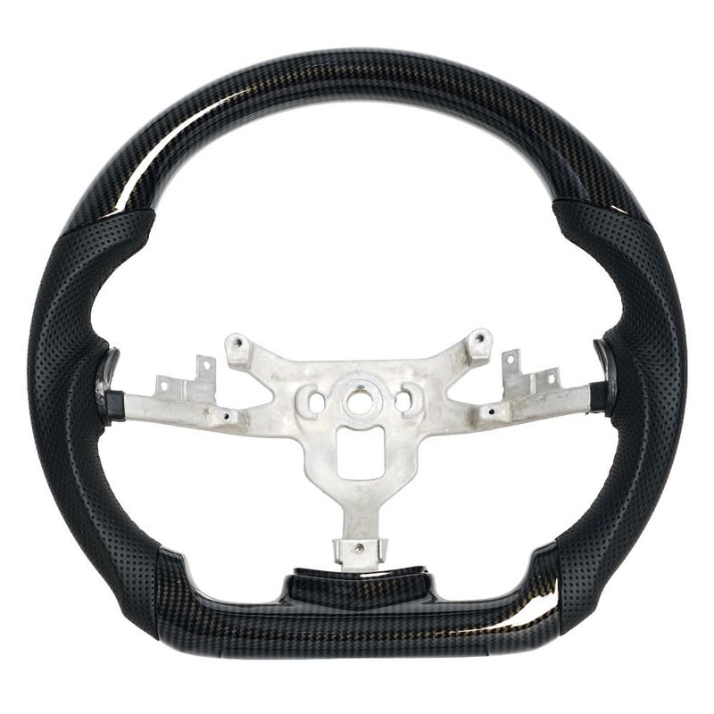 Dshaped Steering Wheel HydroDip Carbon Fiber Steering Wheel Fit For Chevy Corvette C6 20062011 ZR1 Z06