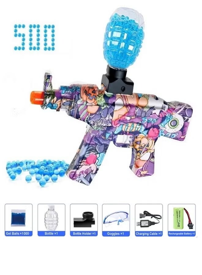 Rechargeable Electric Gel toy Gun With Glass Bottle, Electric Toy Gun - Rechargeable - Outdoor Toy Gun - Image 1