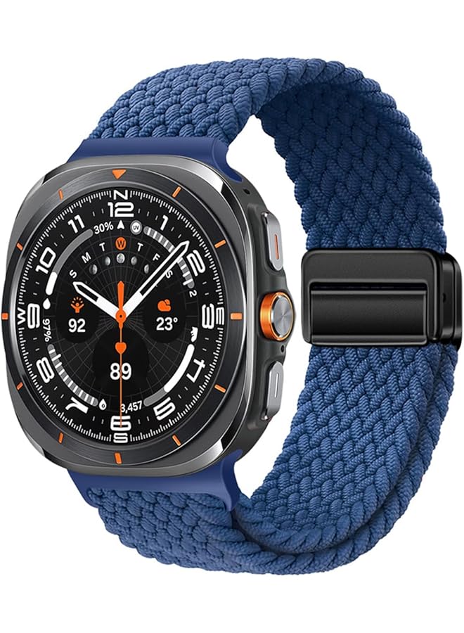 erorex Stretchy Braided Band Compatible With Samsung Galaxy Watch Ultra Bands Smartwatch Replacement Elastic Nylon Sport Strap For Samsung Watch Ultra Men Women  - Image 1