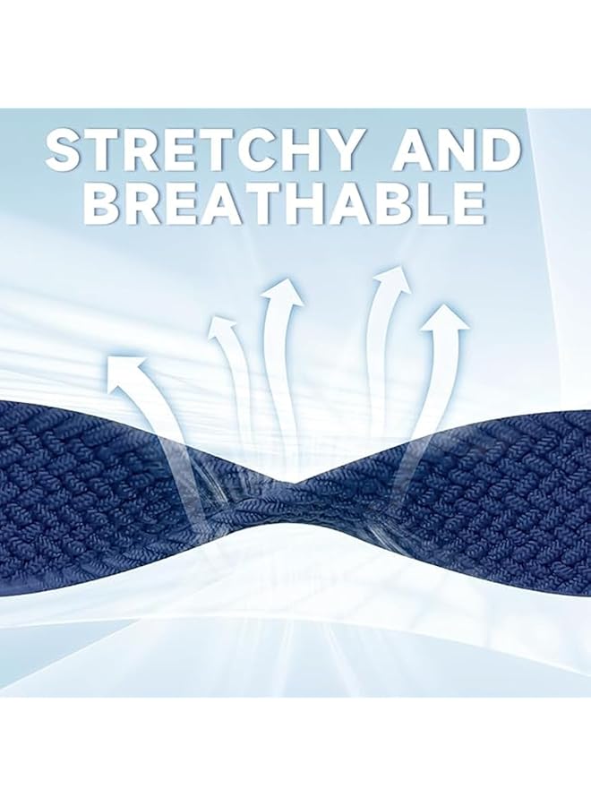 erorex Stretchy Braided Band Compatible With Samsung Galaxy Watch Ultra Bands Smartwatch Replacement Elastic Nylon Sport Strap For Samsung Watch Ultra Men Women  - Image 2