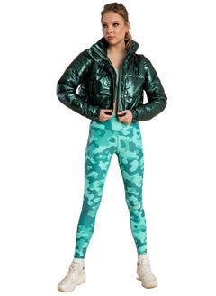 Leather Puffer Jacket
