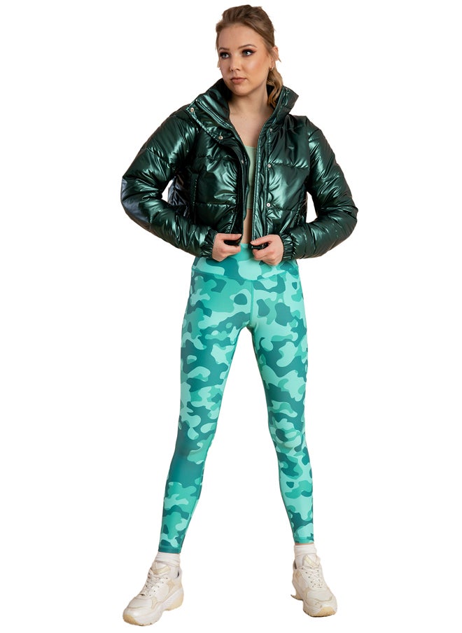 Youthful - Leather Puffer Jacket - Image 1