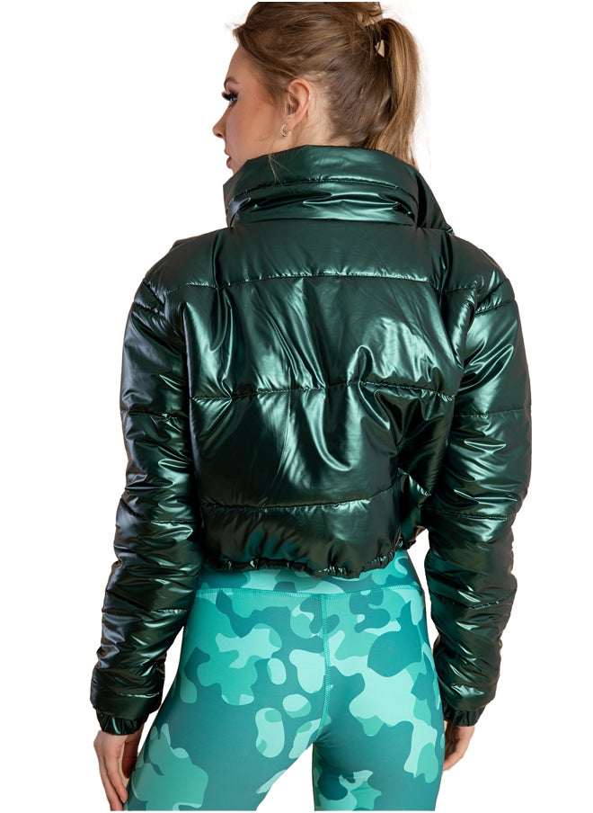 Youthful - Leather Puffer Jacket - Image 1