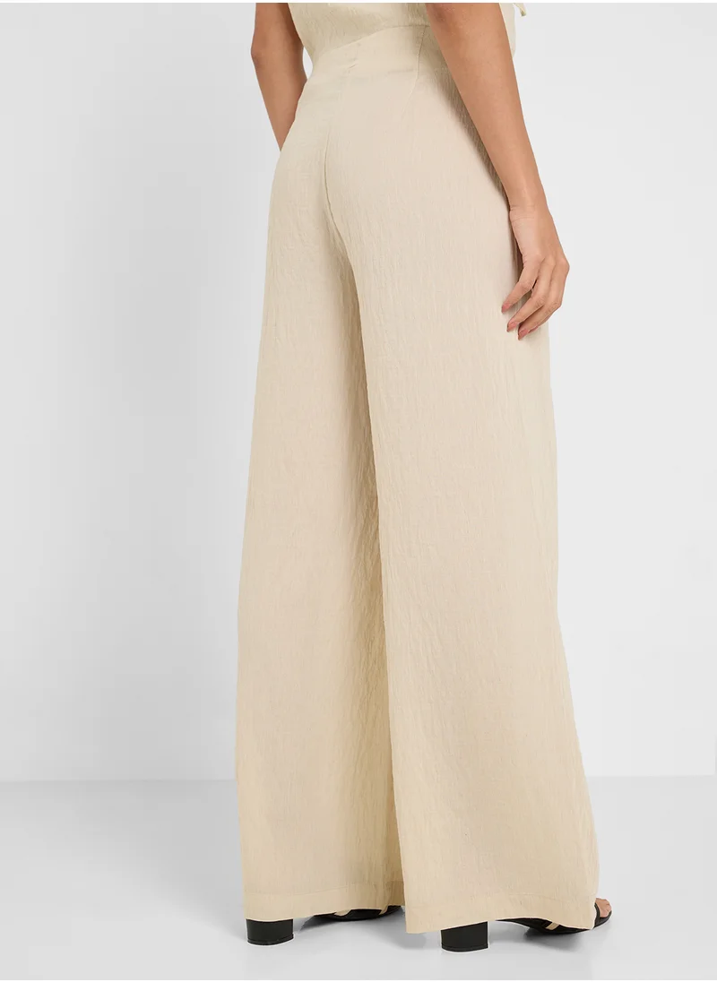 فيرو مودا Pleated High Waist Plazzo Pants