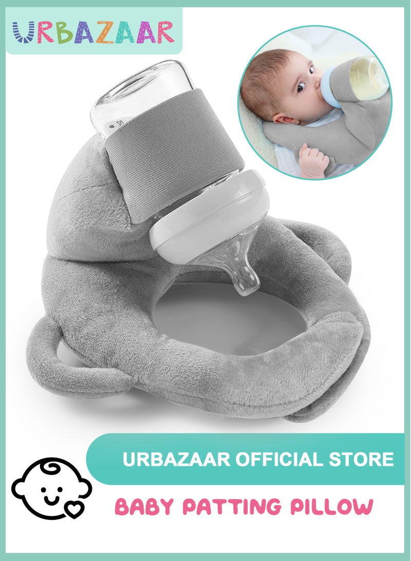 URbazaar Baby Self Feeding Cushion, Baby Self Feeding Pillow, Breast Feeding Pillow, Baby Feeding Bottle Holder, Baby Organic Cotton - Image 1