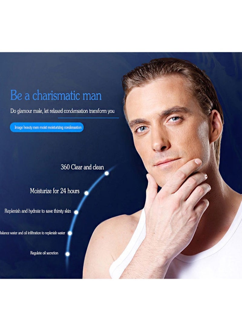 Men's Face Cream, Men's Anti-Aging and Wrinkle Cream with Collagen, Hyaluronic Acid, Vitamin E, Men's Dark Spot Remover and Eye Bag Treatment (50ml)