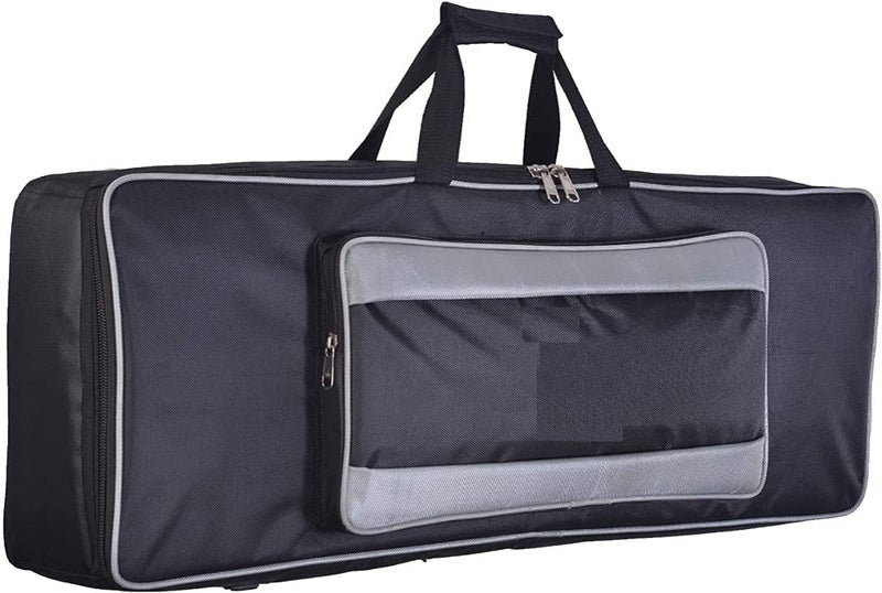 Baritone غطاء لوحة مفاتيح مبطن ثقيل وناعم عالي الجودة/حماية/حقيبة/حقيبة ظهر لجهاز ياماها PSR SX700 S970-SX900-SX600 لوحة مفاتيح 61 مفتاح مع دعم حزام خلفي قابل للتعديل (43X19X6 بوصة) - Image 1