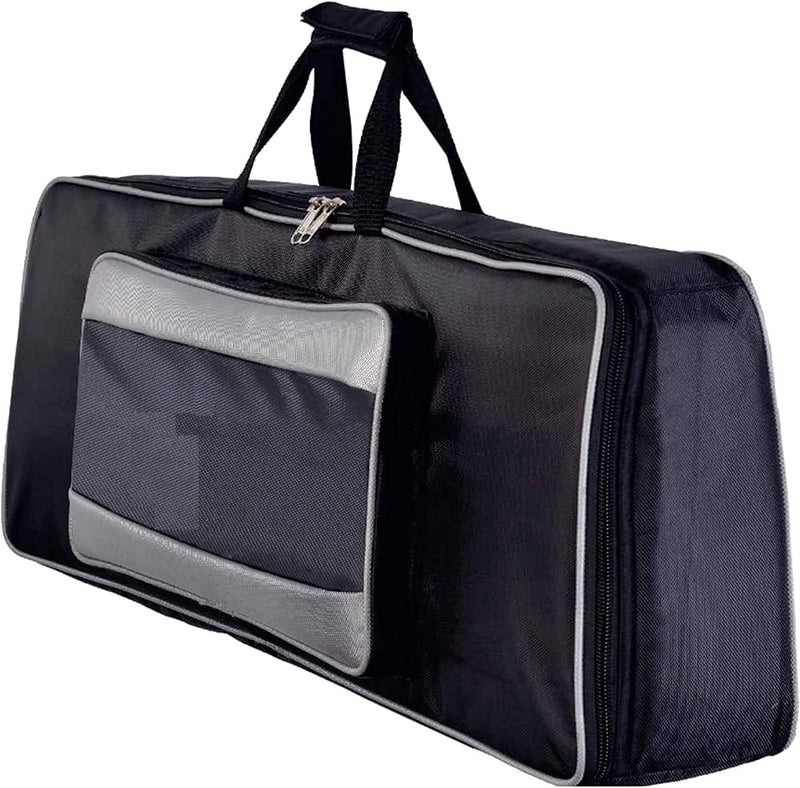 Baritone غطاء لوحة مفاتيح مبطن ثقيل وناعم عالي الجودة/حماية/حقيبة/حقيبة ظهر لجهاز ياماها PSR SX700 S970-SX900-SX600 لوحة مفاتيح 61 مفتاح مع دعم حزام خلفي قابل للتعديل (43X19X6 بوصة) - Image 2