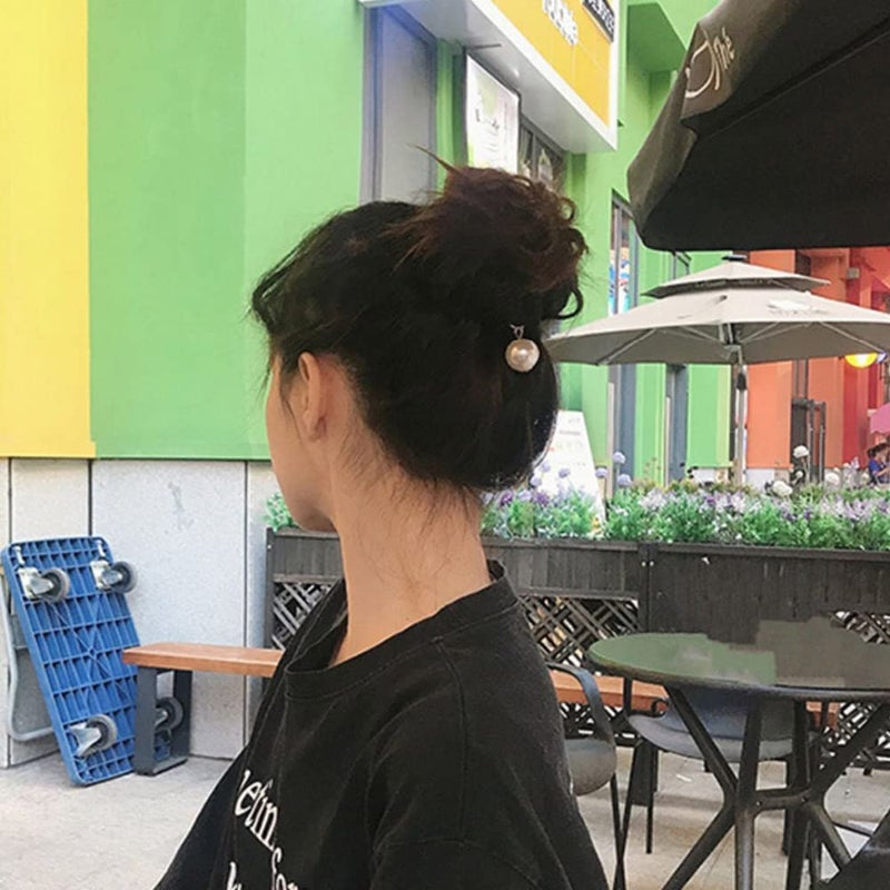 DonLeeving 3 PACK Pearl Hair Bun Makers - Lazy Curler Clips, Magic Foam Sponge Donuts for Beauty Hairstyles, Styling Tool Accessories for Women - Image 5