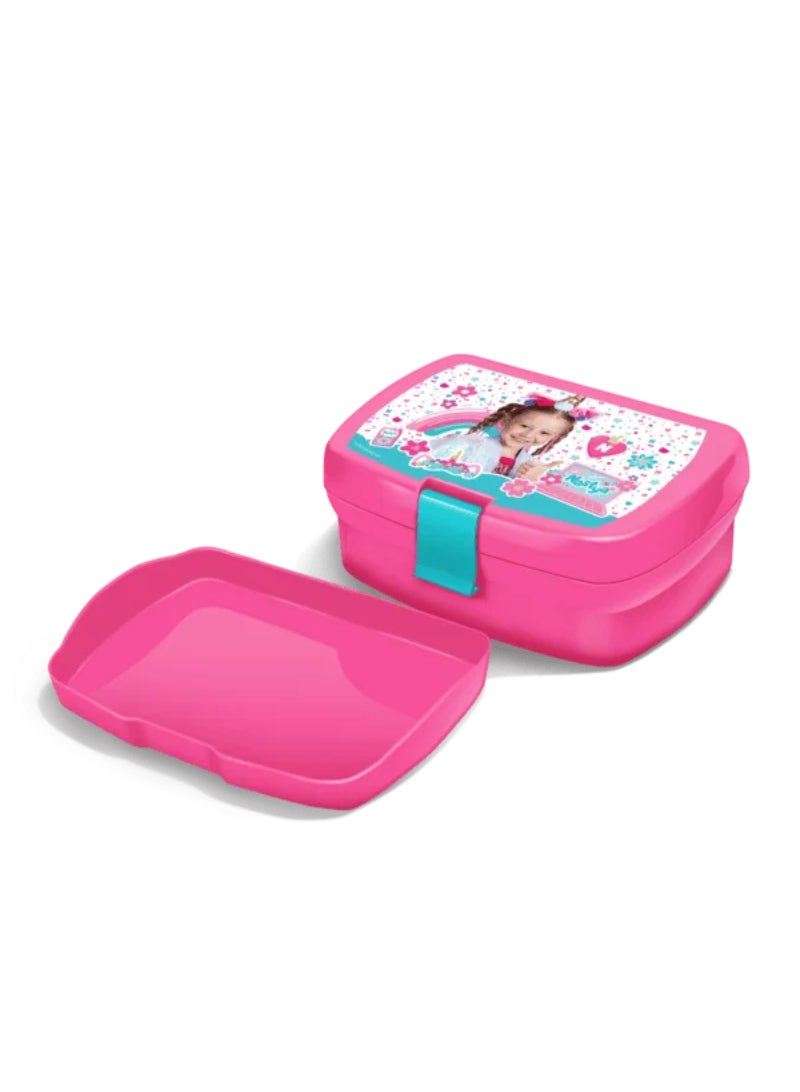 First Kid Nastya Sandwich Box with Inner Tray Pink 630ml 112-11-2111