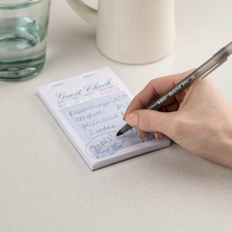 BIC Round Stic Xtra Life Black Ballpoint Pens, Medium Point (1.0mm), 36-Count Pack of Bulk Pens, Flexible Round Barrel for Writing Comfort, No. 1 Selling Ballpoint Pens - Image 2