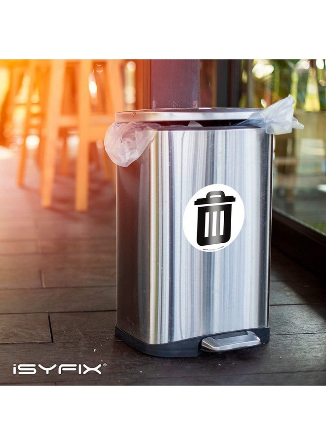 iSYFIX iSYFIX Trash Can Stickers Signs - 6 Pack 5 inch - Premium Self-Adhesive Vinyl, Laminated for Weatherproof, UV Resistant, Perfect Label Stickers for containers, Ideal Sign for Home, Office, Kitchen  - Image 5