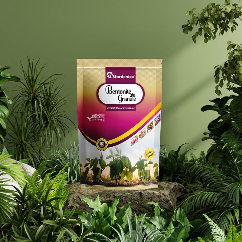 GARDENICA جرانول البنتونيت العضوي من جاردينيكا - جرانول طين البنتونيت لتحسين بنية التربة لجميع أنواع النباتات والمحاصيل بما في ذلك الخضروات والزهور والنباتات الزينة 850 جرام - Image 4